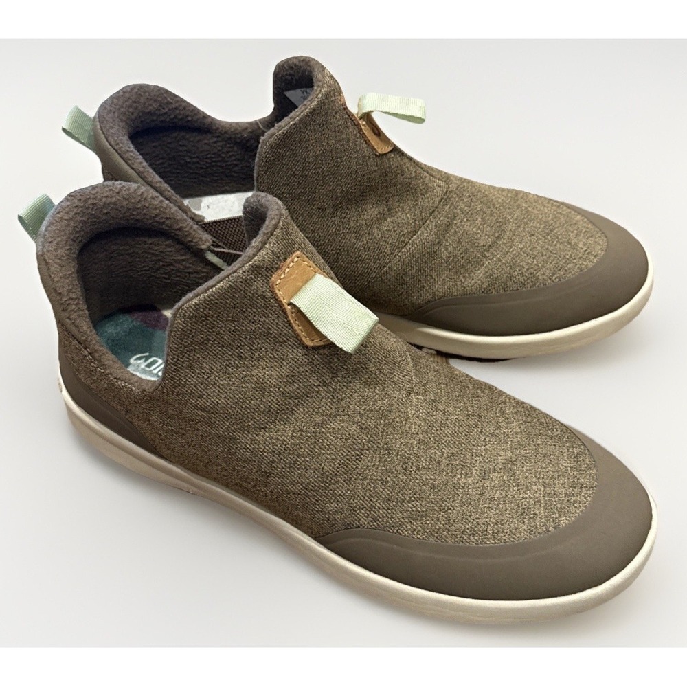 Olukai Lipoa Sneaker Boots Brown Waterproof Fleece Lined Size 7.5 EU 37.5